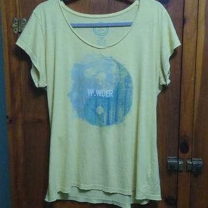 Life is Good fitted t-shirt, women's XL